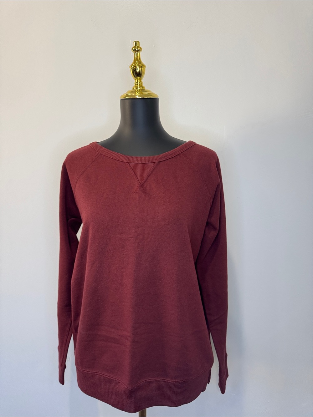 Alternative Women's Maroon Crewneck Sweatshirt